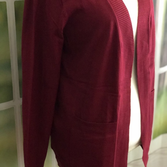 OPEN CARDIGAN SWEATER WITH POCKETS. - Picture 3 of 5